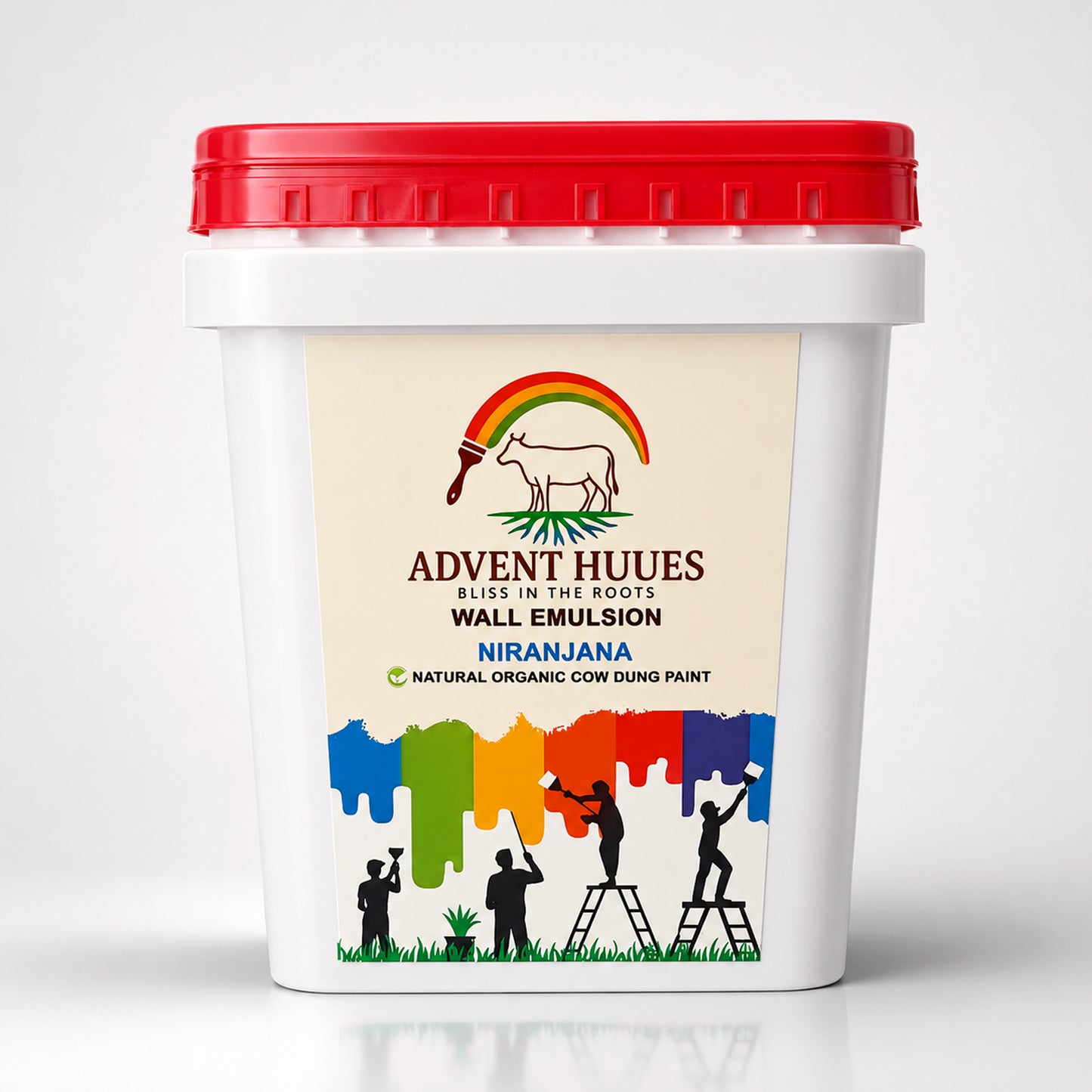 Advent Huues Niranjana Cow Dung Paint – Eco Wall Emulsion