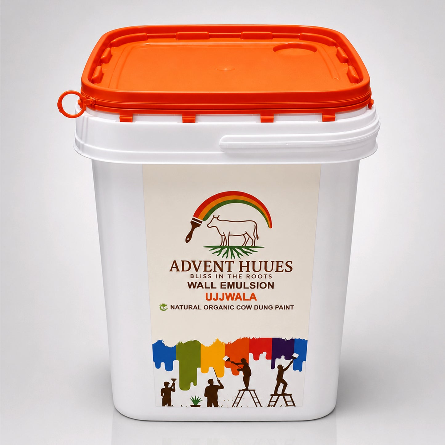 Advent Huues Ujjwala – Natural Organic Cow Dung Wall Emulsion